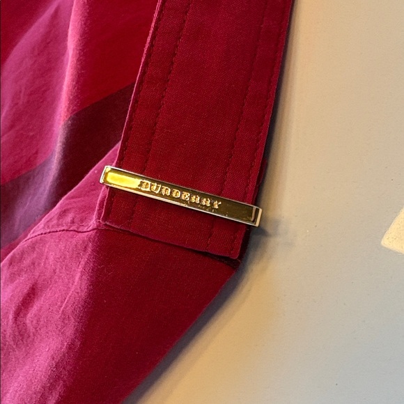 Burberry Red and Black Plaid Shirt Dress - Picture 3 of 7